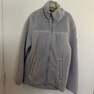 The North Face Men's Light Gray Fleece Jacket
